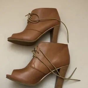 LOFT Shoes Nib Loft Shirlie Open Toe Bootie Size Color Doe